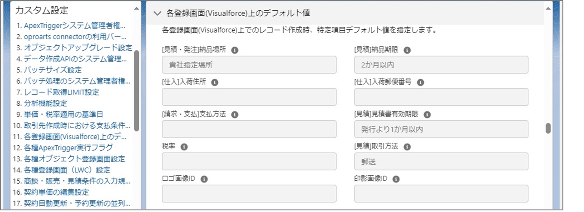 セクション7_記事4_カスタム設定のセクション_11.各登録画面(Visualforce)上のデフォルト値.jpg